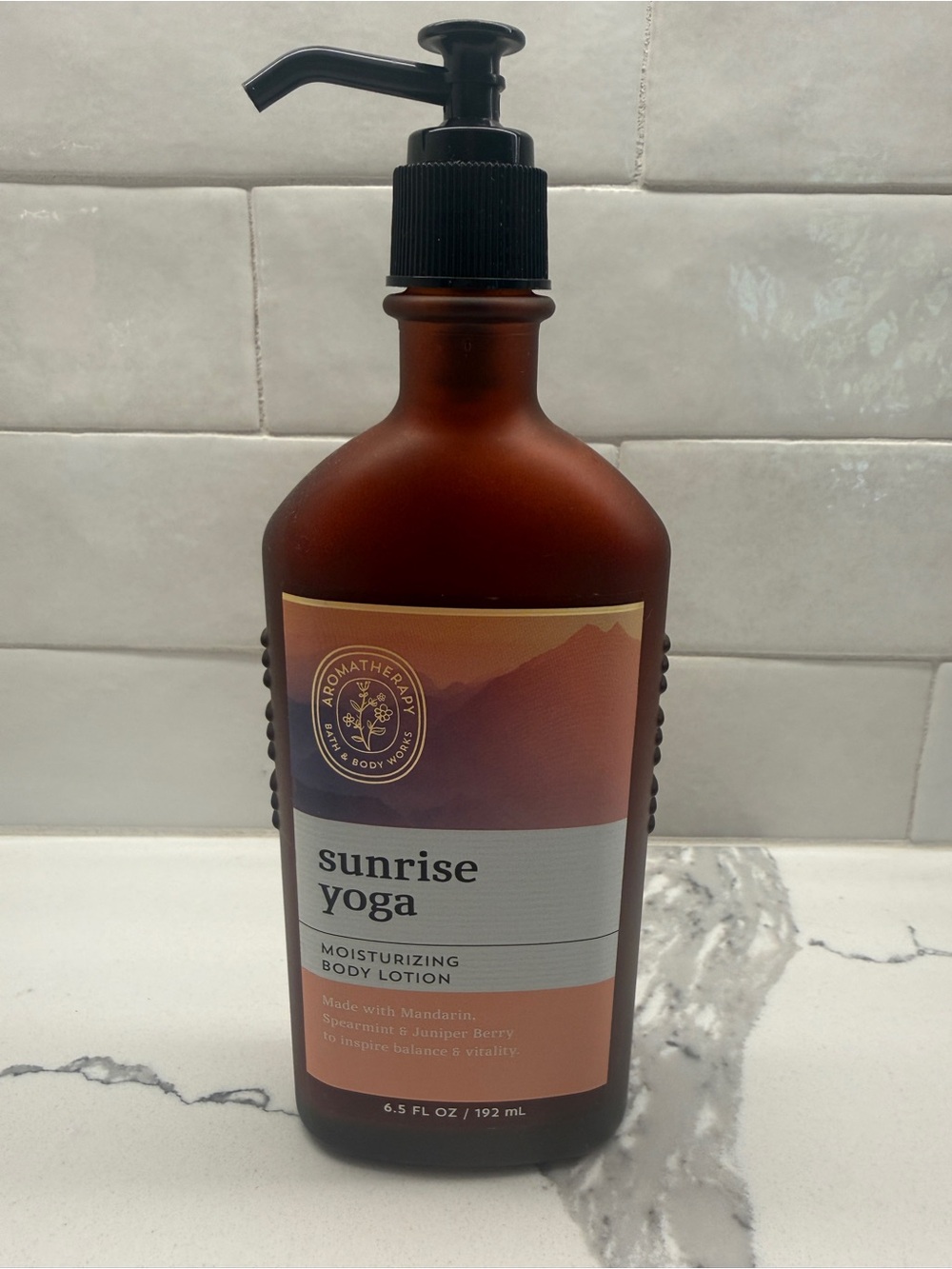 Bath & Body Works Sunrise Yoga Moisturizing Body Lotion - Brown & Black